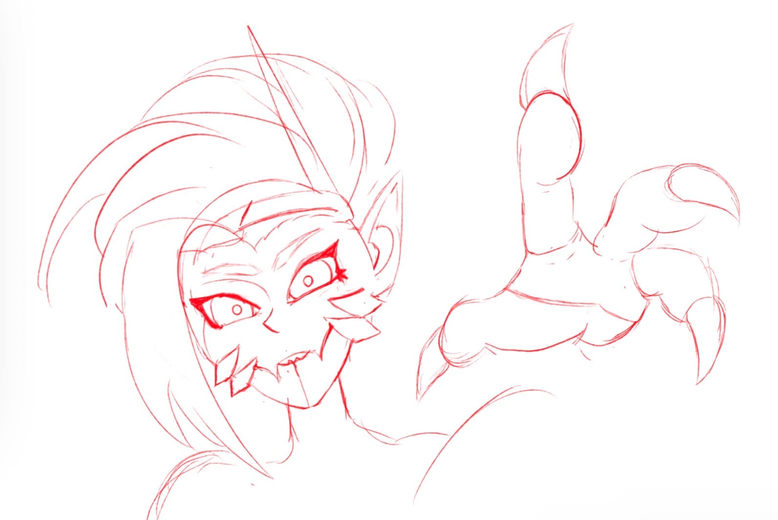 Early Zoldana Venmali sketch
